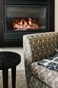 A roaring fire that looks and smells like a fire is one of the main reasons homeowners choose a masonry fireplace. 