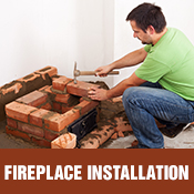 fireplace installation