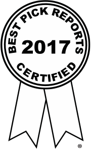 Best Pick Reports Certified 2017 Ribbon Badge