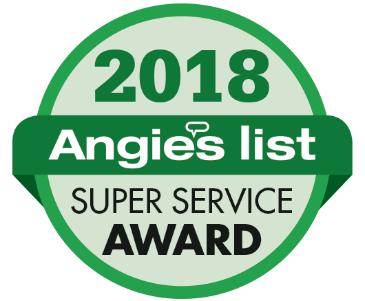 Angie's List 2018 Super Service Award Badge
