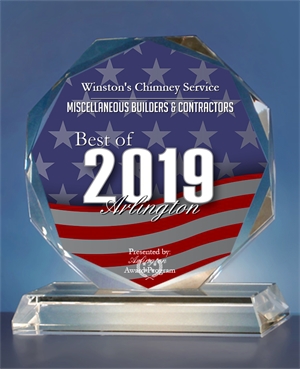 Best of Arlington 2019 - Winston's Chimney for Miscellaneous Builders & Contractors Plaque