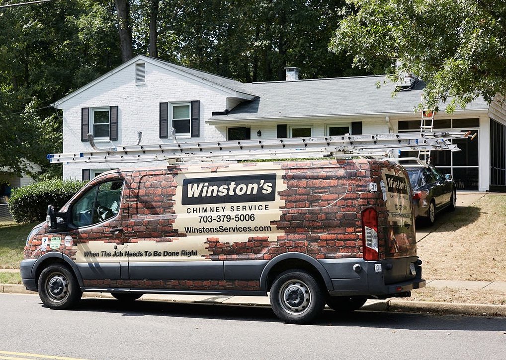 Winstons Chimney Service Work Truck