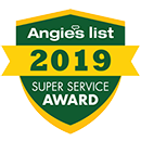 Angie's List Super Service Award 2019 Badge