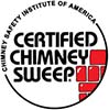 Chimney Safety Institute of America Certified  Chimney Sweep Logo