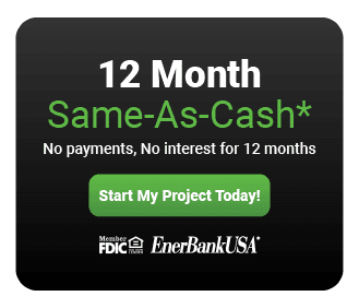 12 month same-as-cash financing offer from EnerBank USA