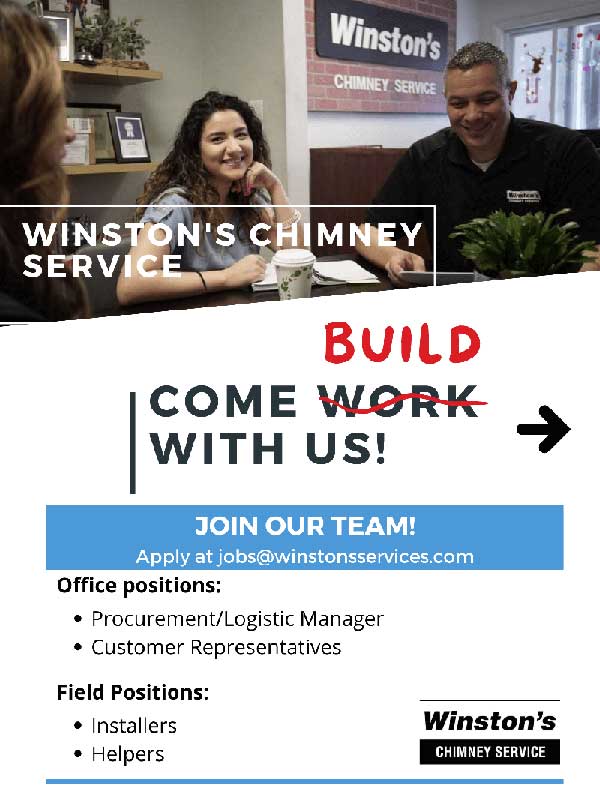 Winston's Come Join Our Team Flyer