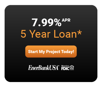 5 year loan with 7.99%  APR through EnerBank USA Offer